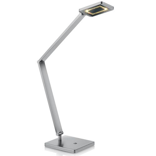 Lampe De Table Led Space Variateur Nickel Mat