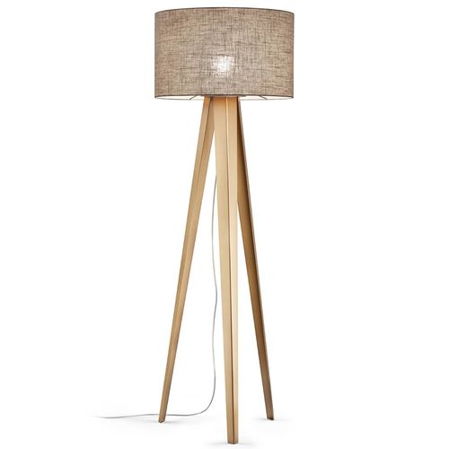 Lampadaire Trépied Athéna Dimmable, Abat-Jour Lin
