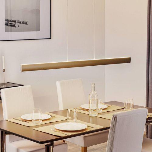 Suspension Led Runa, Bronze, Longueur 132 Cm