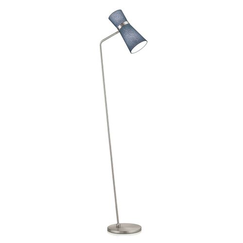 Lampadaire Yuna-S Nickel Mat Spruce Blue, Mobile