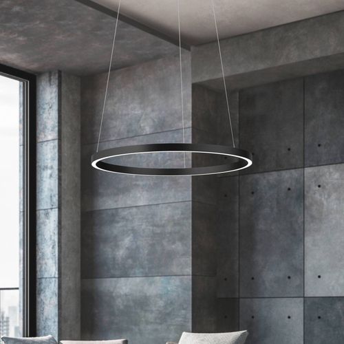 Suspension Led Lisa-60, Cct, Dimmable, Noir Mat