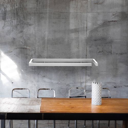 Suspension Led Marisa-60, Nickel Mat, 60 X 20cm