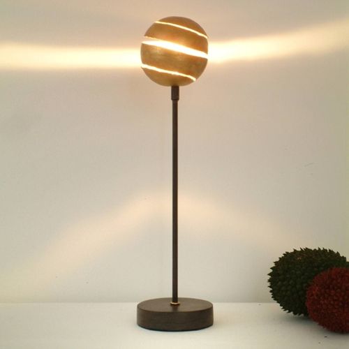 Lampe À Poser Décorative Kugelblitz Gold En Fer