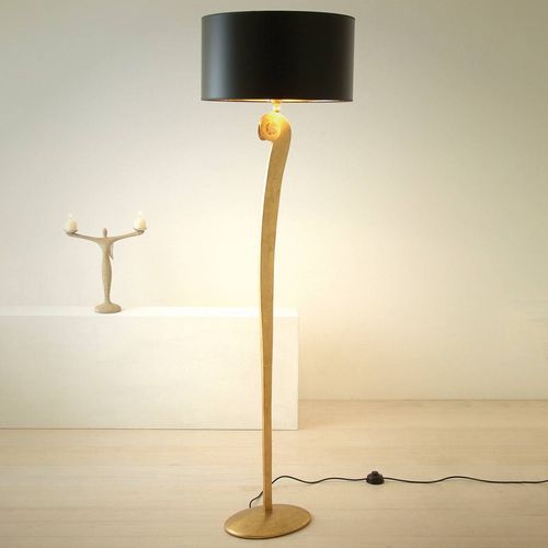 Élégant Lampadaire Lorgolioso En Noir Doré