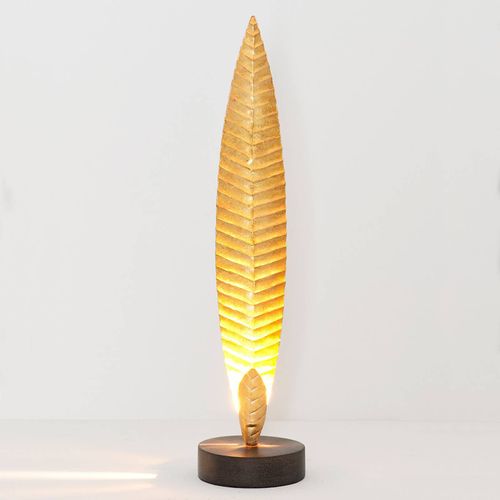 Lampe À Poser Penna Dorée Hauteur 38 Cm