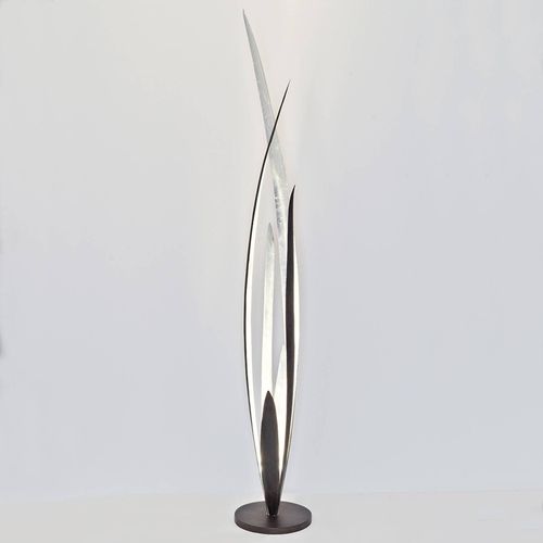 Palustre - Lampadaire Noir-Brun-Argenté