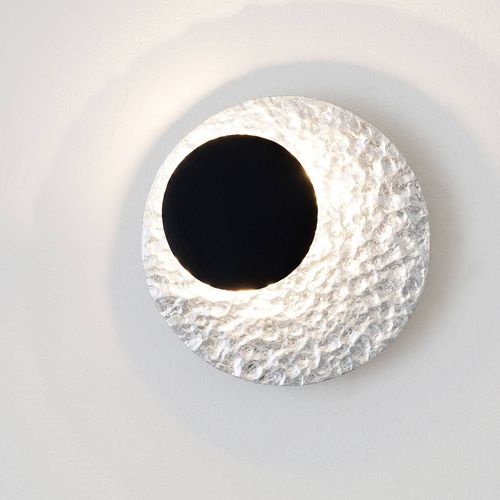 Applique Led Infinity En Argenté, Ø 26 Cm