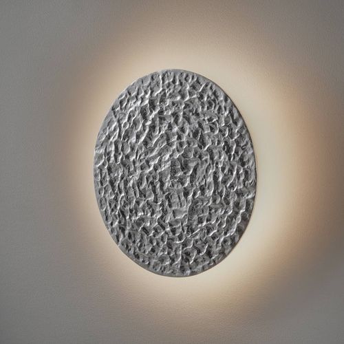 Applique Led Meteor, Ø 27 Cm, Argentée