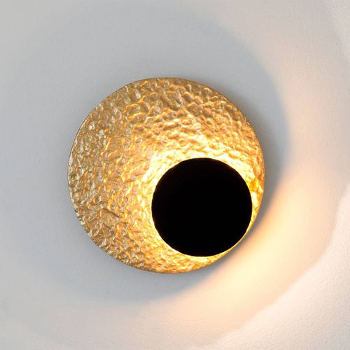 Applique Led Infinity En Doré, Ø 20 Cm