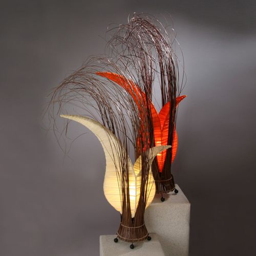 Lampe À Poser Florale Bunga Orange