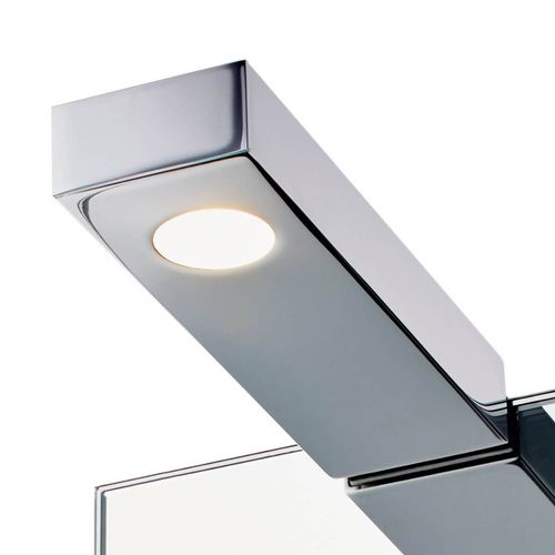 Applique Murale Pour Miroir Flat 2 Led, Chromée