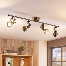 Plafonnier Oblong Perseas, Led Gu10