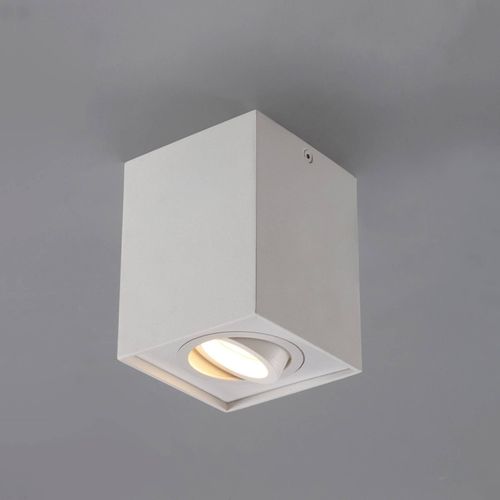 Spot De Plafond Rectangulaire Gu10 Mikail Blanc