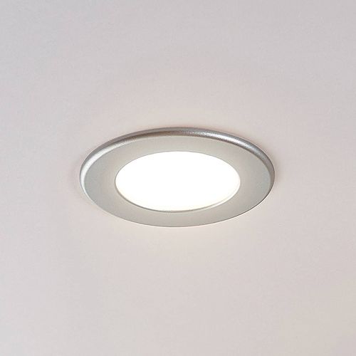 Spot Encastré Led Joki Argenté 3000 K Rond 11,5 Cm