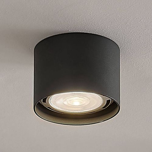 Spot Pour Plafond Led Mabel, Rond, Gris Foncé