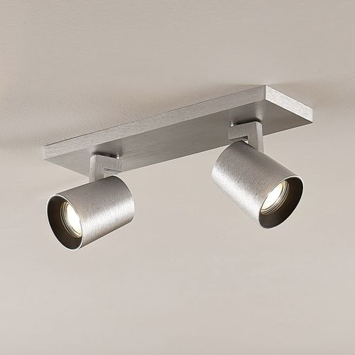 Arcchio Iavo Spot Plafond Angulaire, Alu, 2 Lampes