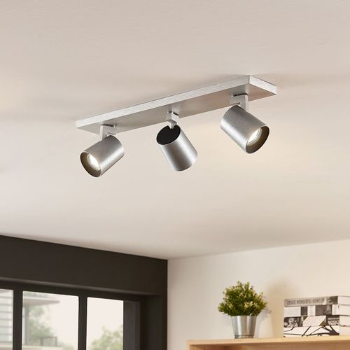 Arcchio Iavo Spot Plafond Angulaire, Alu, 3 Lampes