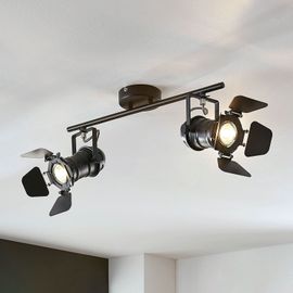Plafonnier Tilen, À 2 Lampes, Aspect Projecteur