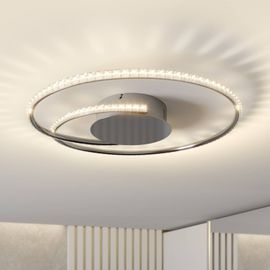 Lindby Joline Plafonnier Led, Cristal, 45 Cm