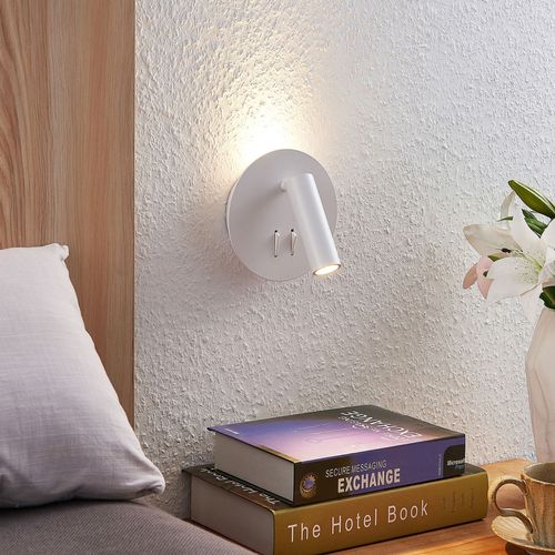 Lucande Magya Applique Led Blanche Ronde