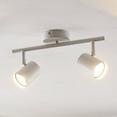 Elc Tomoki Plafonnier Led Blanc À 2 Lampes