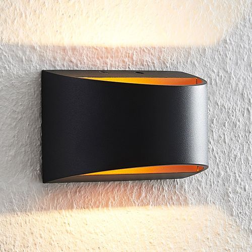 Arcchio Jasina Applique Led, Semi-Ronde, Noire