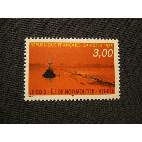 Timbre "Le Gois - Île De Noirmoutier -Vendée" 1998 - Y&t 3167