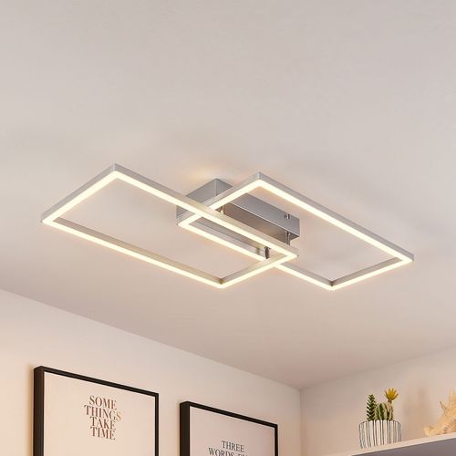 Lucande Muir Plafonnier Led, Rectangles
