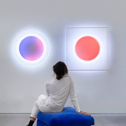 Ingo Maurer Moodmoon Applique Led Rgbw Ronde