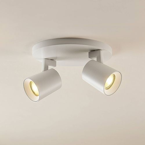 Arcchio Iavo Spot Pour Plafond Rond 2 Lampes Blanc