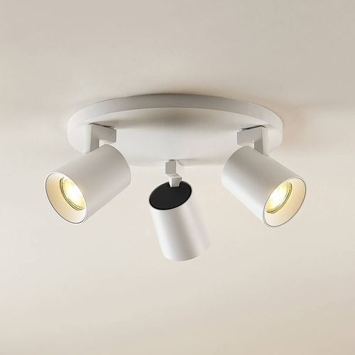 Arcchio Iavo Spot Pour Plafond Rond 3 Lampes Blanc