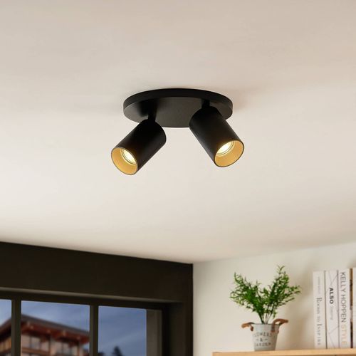Arcchio Brinja Spot, Rond, 2 Lampes, Noir