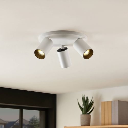 Arcchio Brinja Spot, Rond, 3 Lampes, Blanc