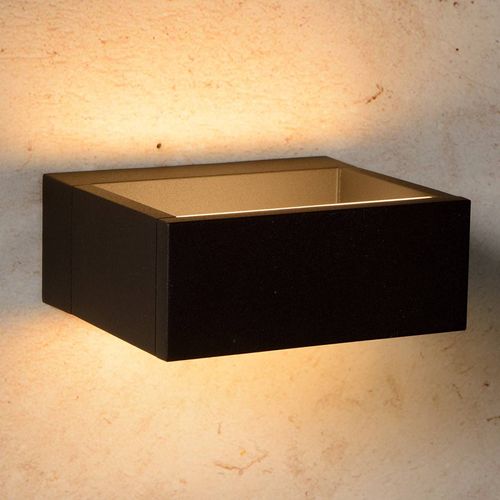 Goa - Applique D'extérieur Led Anguleuse En Noir