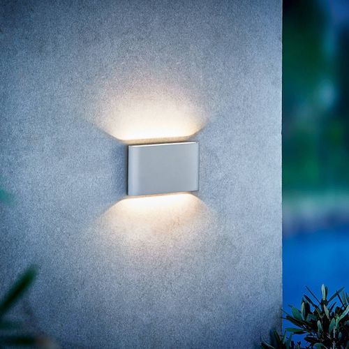 Applique DExtérieur Led Kinver Plate, Blanche