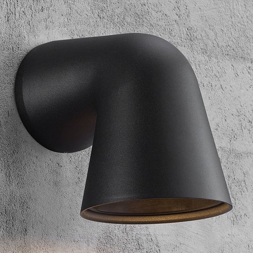 Applique D'extérieur Moderne Front En Noir