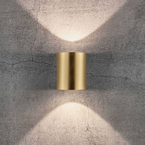 Applique D'extérieur Led Canto 2, 10 Cm, Laiton