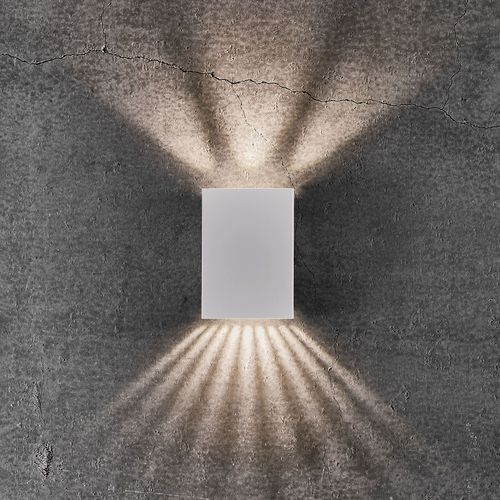 Applique D'extérieur Led Fold, 10 X 15 Cm, Blanche