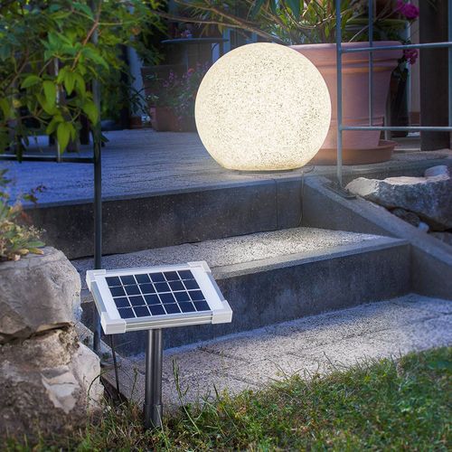 Mega Stone - Boule Lumineuse Solaire Led Moderne