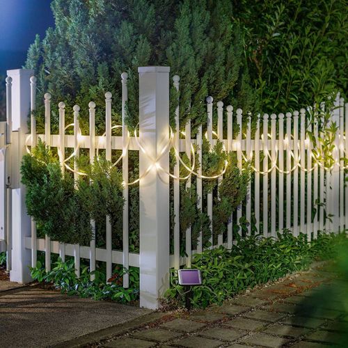 Tube Lumineux Led Solaire Premium Avec 100 Led