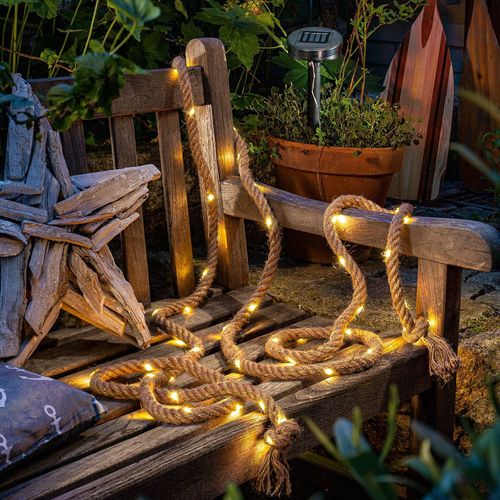 Lampe Déco Solaire Cord Light 450 Fibre Naturelle
