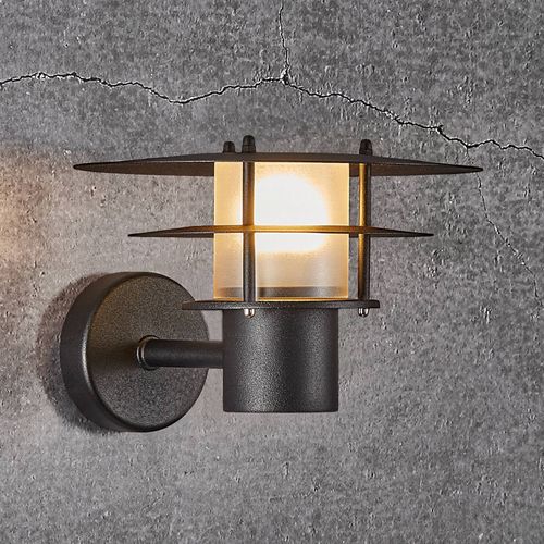 Applique DExtérieur Bastia Noire Ø 24 Cm