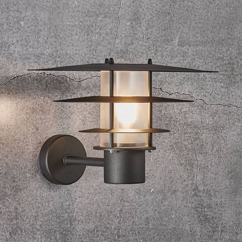 Applique DExtérieur Bastia Noire Ø 35 Cm