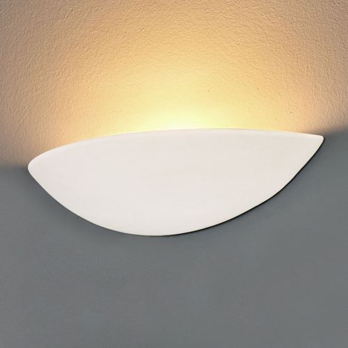 Applique Led En Plâtre Pale À Peindre
