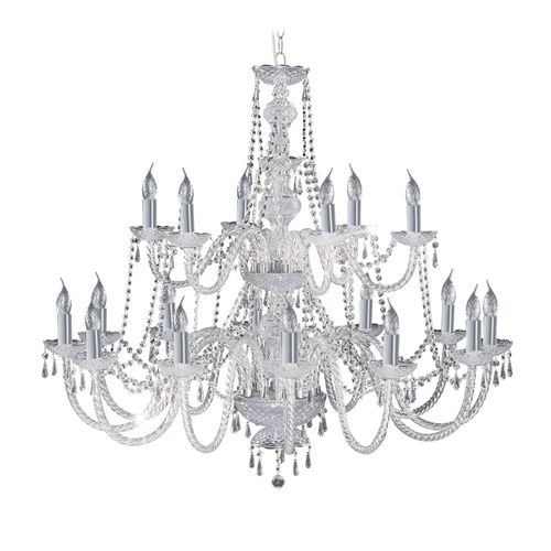 Lustre Cristal À 18 Lampes Hale