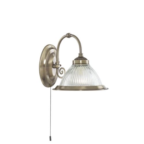 Applique American Diner, Laiton Ancien