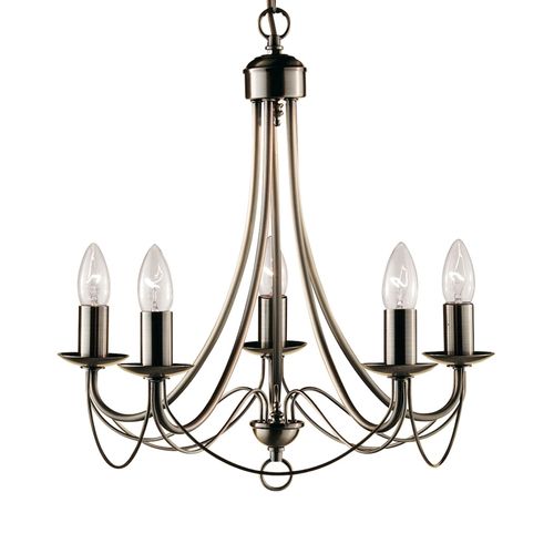 Lustre Stylé Maypole À 5 Lampes