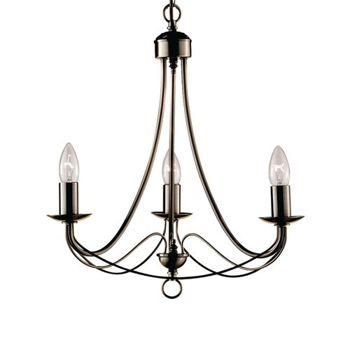 Lustre Stylé Maypole À 3 Lampes