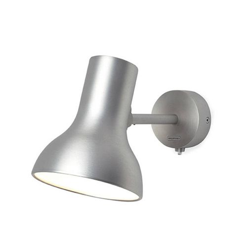 Anglepoise Type 75 Mini Metallic Mur, Argent Bril.