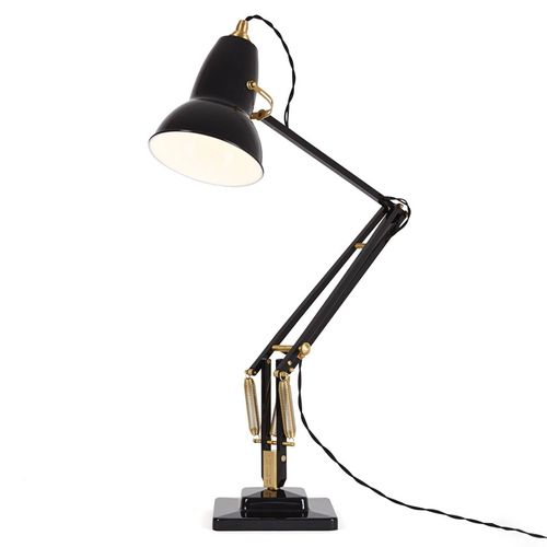 Anglepoise Original 1227 Brass Lampe Poser Noire